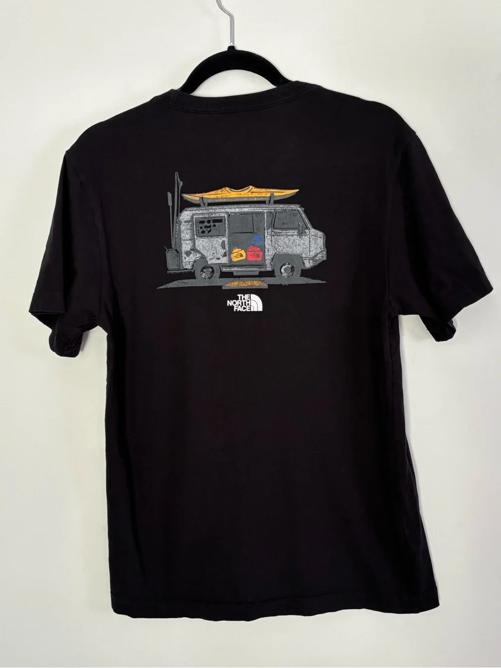 North Face Men’s Black Crewneck T Shirt Size Small Outdoor Kayak